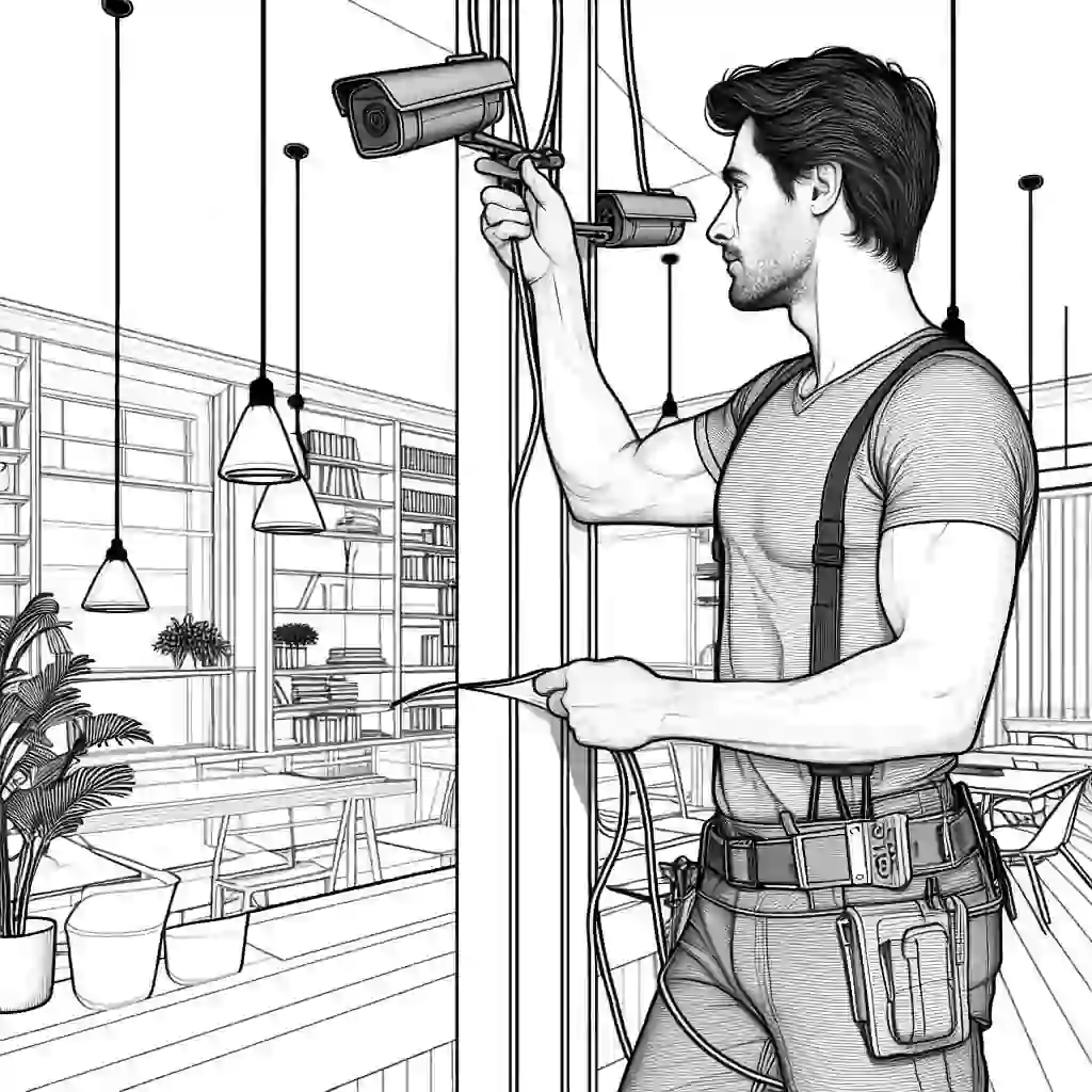 قیمت کابل کشی دوربین مدار بسته amnify.ir 00