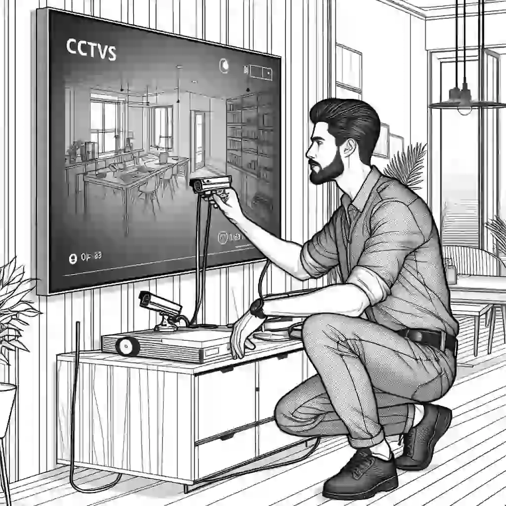 نصب دوربین مدار بسته به تلویزیون amnify.ir 00