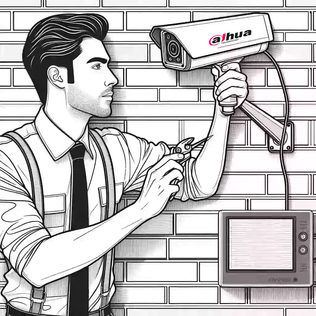 نصب دوربین میکروفن دار داهوا amnify.ir 01