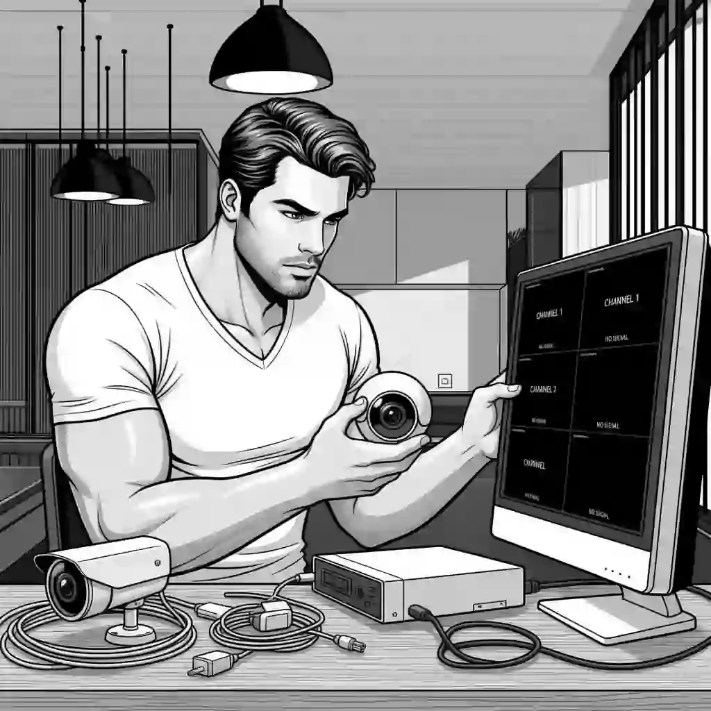 تنظیمات دوربین مدار بسته روی مانیتور amnify.ir 00