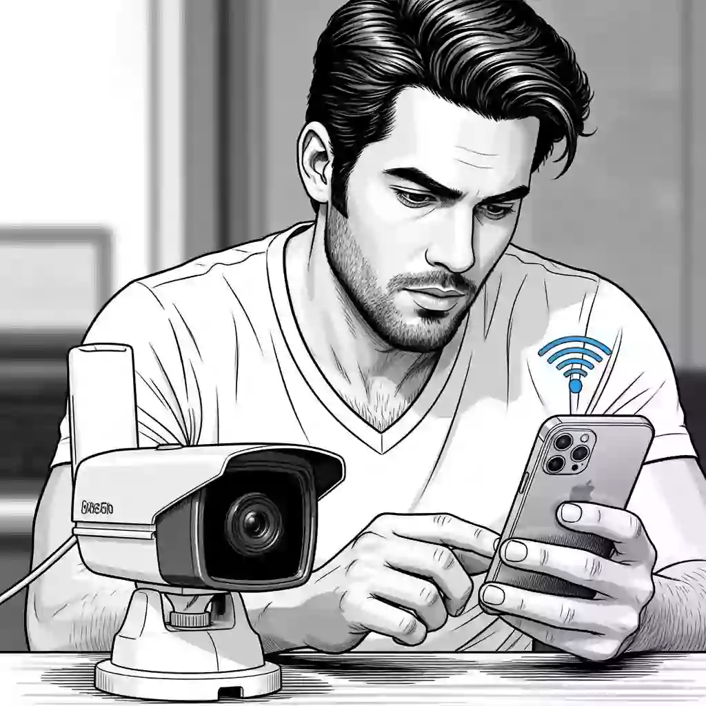 اتصال دوربین مداربسته به موبایل با وای فای amnify.ir 00